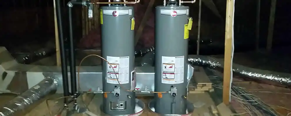 Tankless water heater installation for home hot water in Olathe, KS